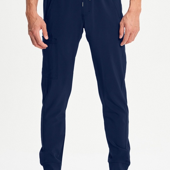 Cherokee Infinity Navy Scrub Top & Jogger Bottom Set - Picture 7 of 11